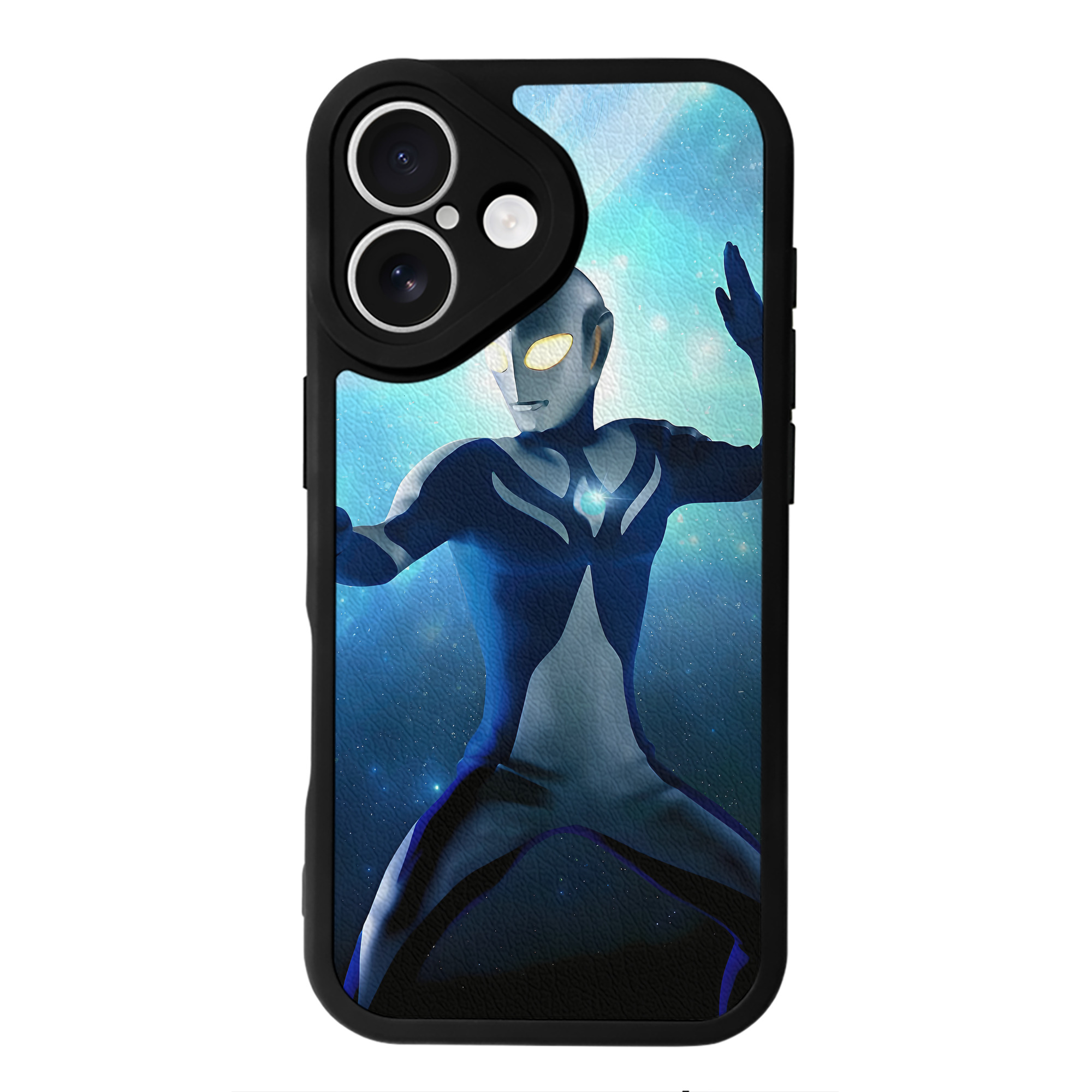 （画像用） ウルトラマン Ultraman 【iPhone 16シリーズ対応】シリコンスマホケース（レザー調） 材質：シリコン